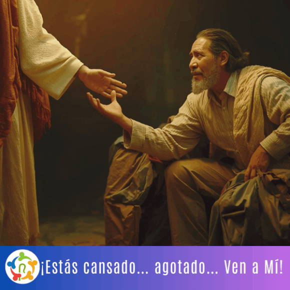 ¡Estás cansado… agotado… Ven a Mí!